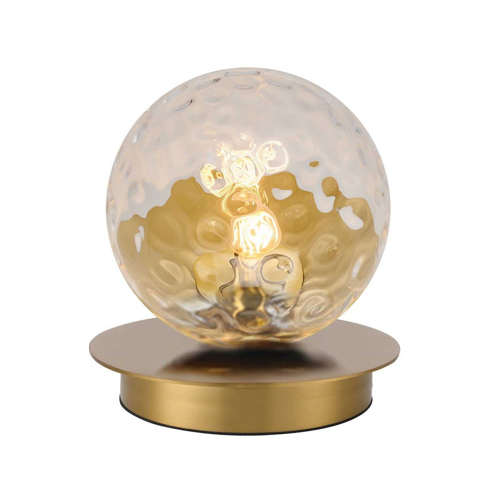 Burlat One Light Table Lamp in Clear Dainolite Canada