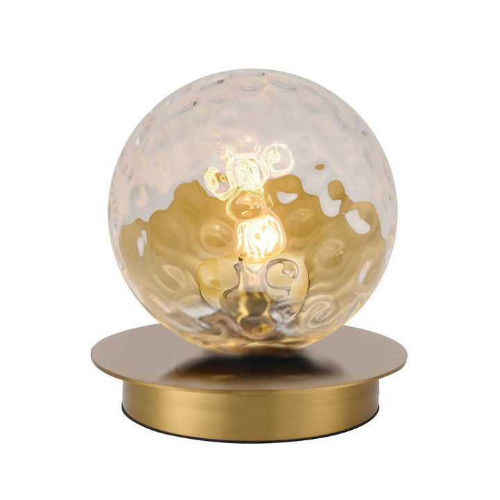 Burlat One Light Table Lamp in Clear Dainolite Canada