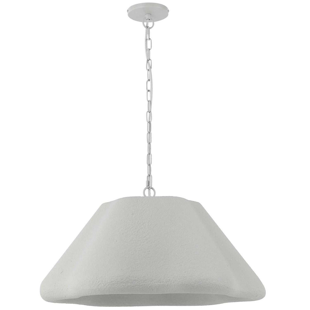 Cecilia One Light Pendant in Matte White Dainolite Canada