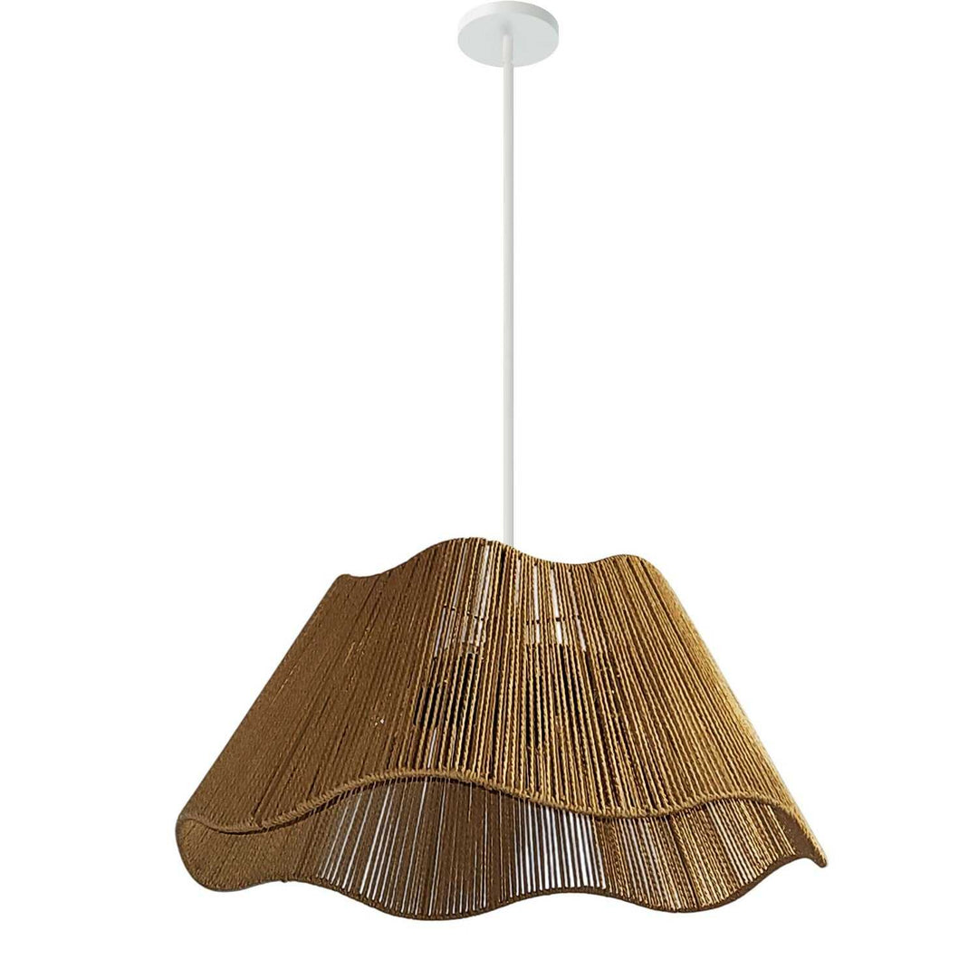 Cagney Three Light Chandelier in Natural Dainolite Canada