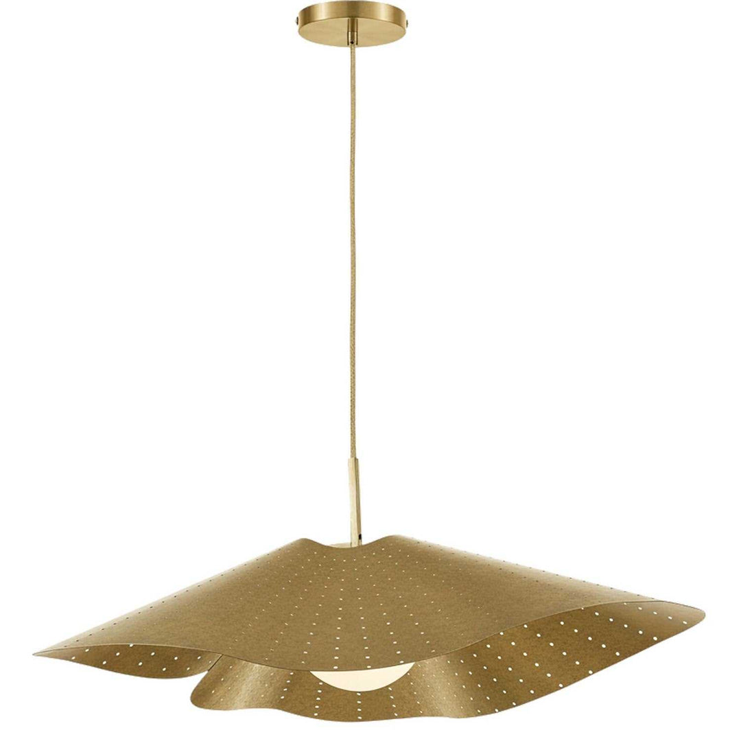 Dainolite Canada - DRB-241P-AGB - One Light Pendant - Darby - Aged Brass