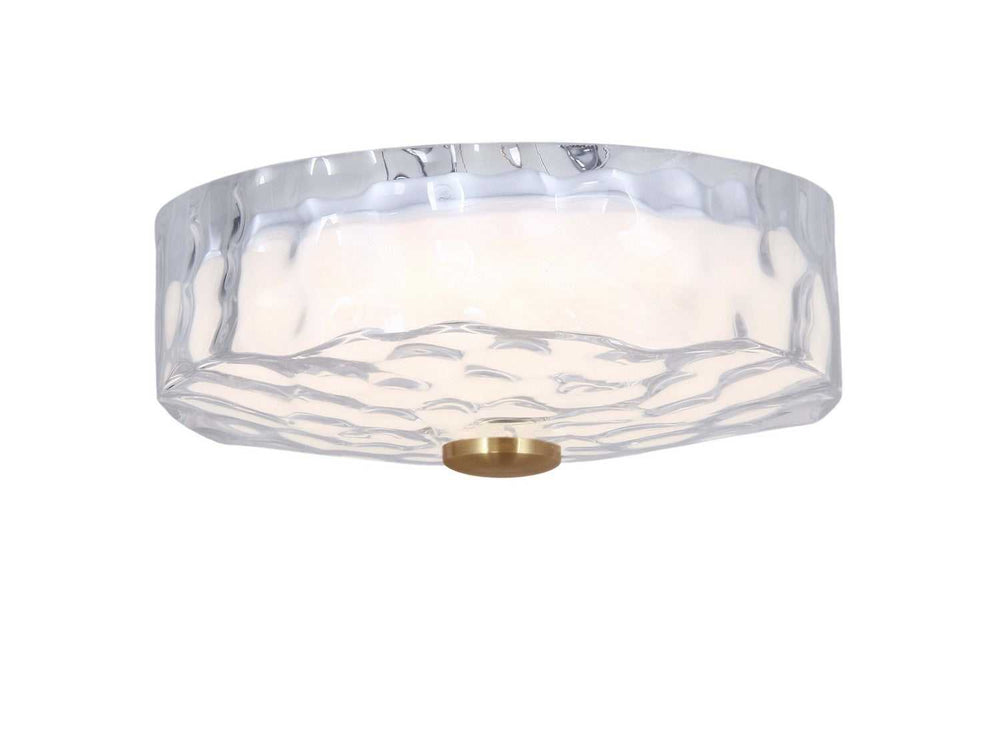 Dulce LED Flush Mount in Clear Dainolite Canada