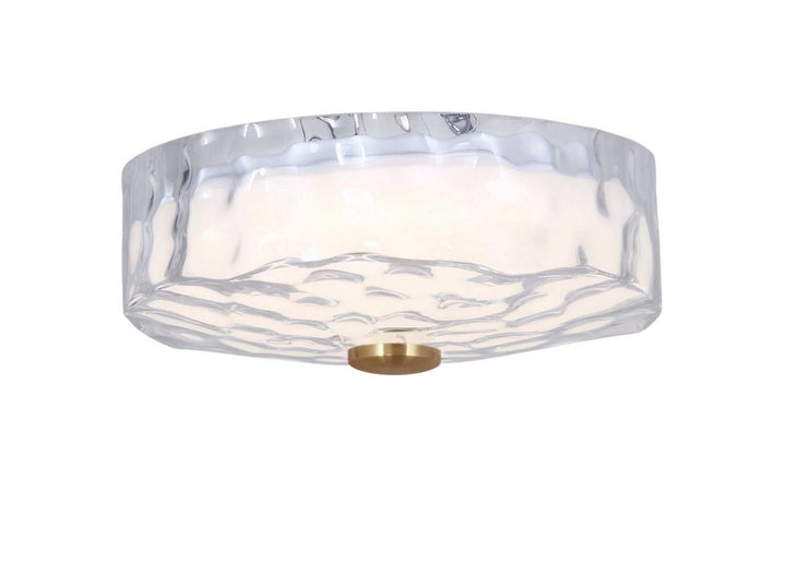 Dulce LED Flush Mount in Clear Dainolite Canada