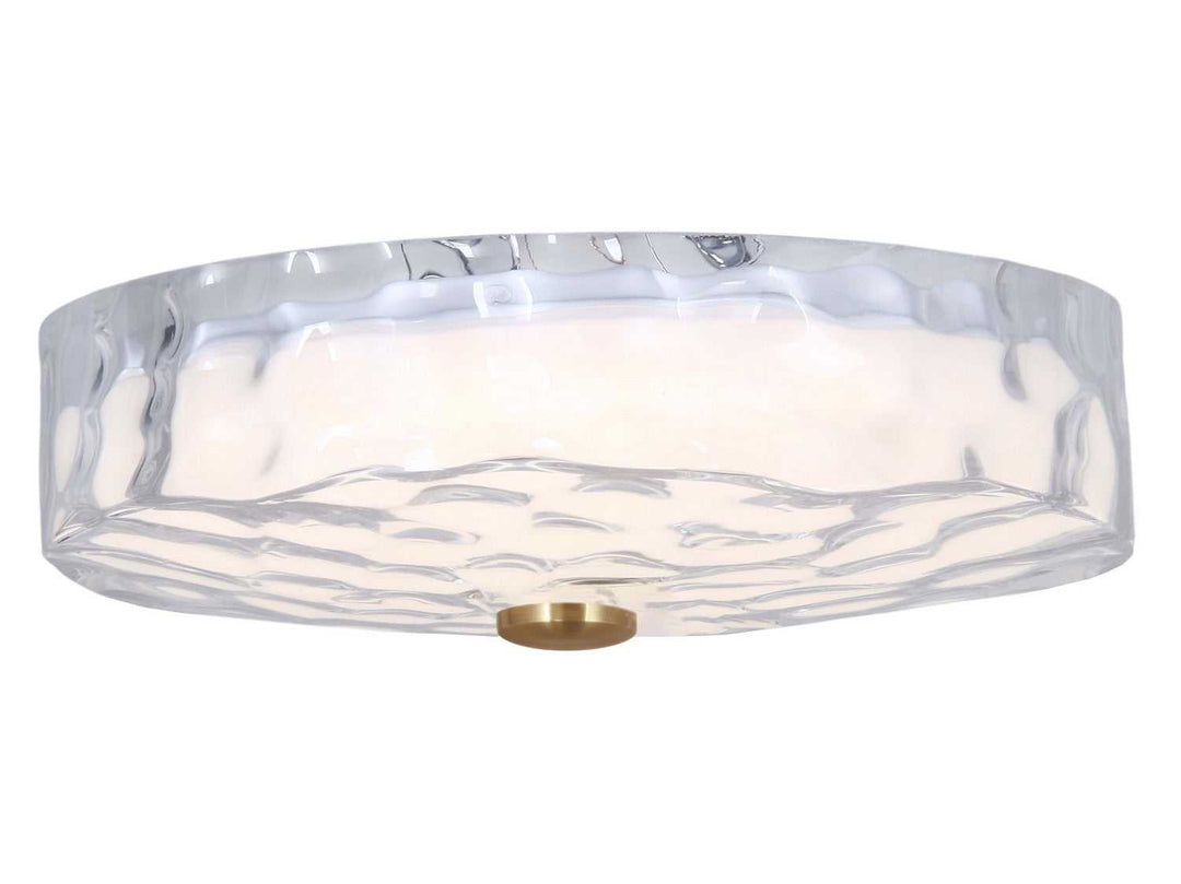 Dulce LED Flush Mount in Clear Dainolite Canada