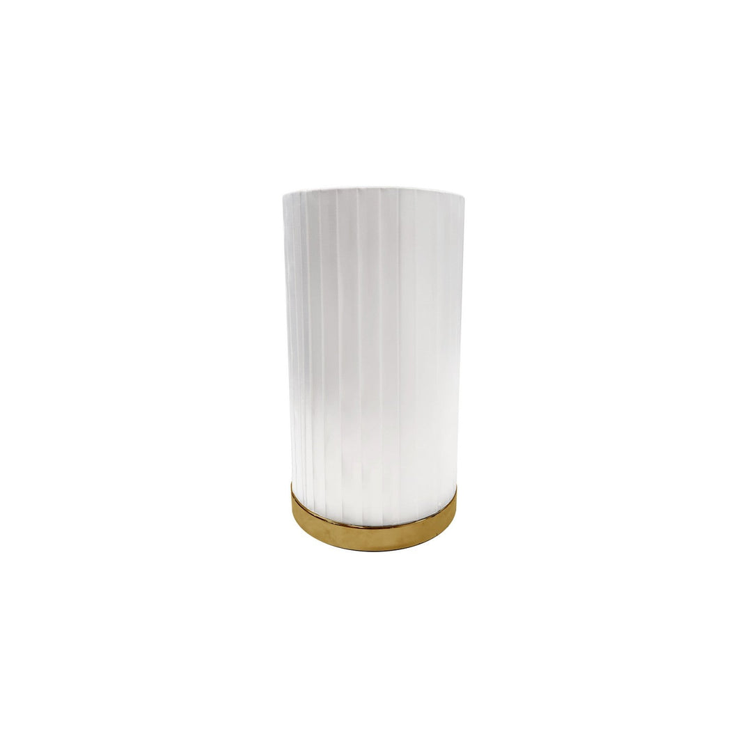 Frankie One Light Table Lamp in White Dainolite Canada