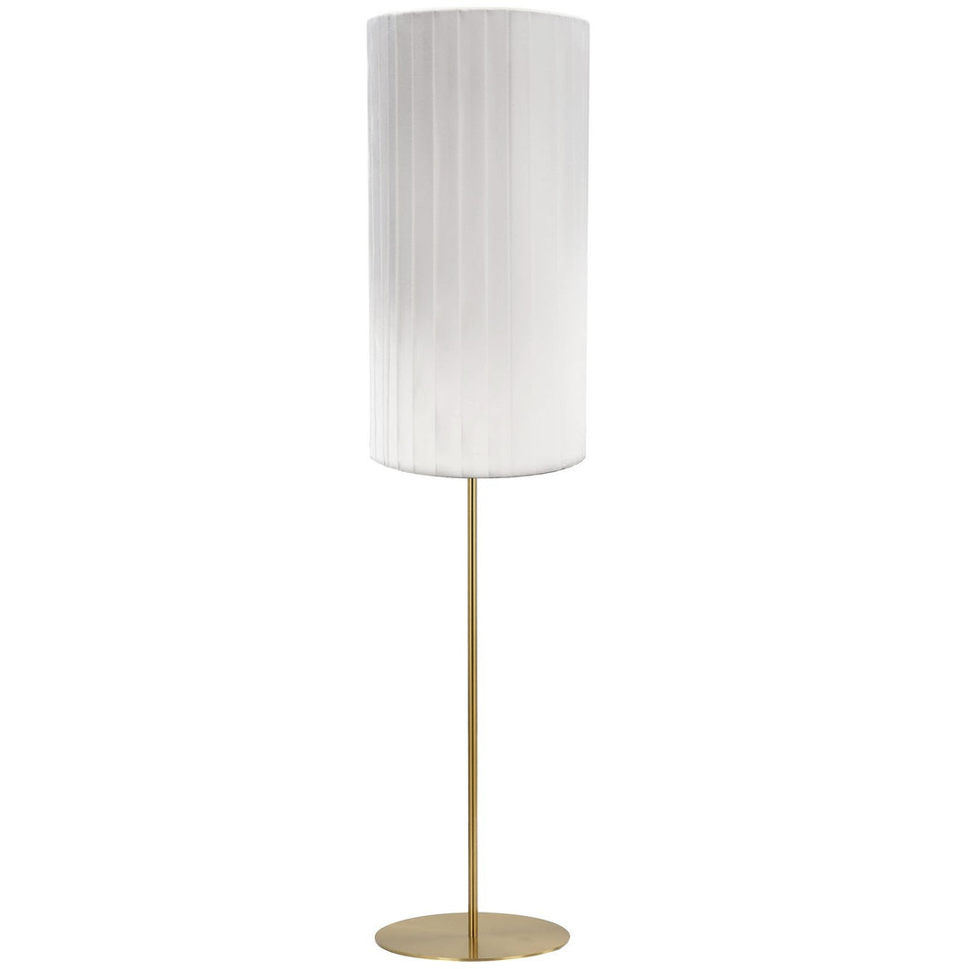Frankie One Light Floor Lamp in White Dainolite Canada