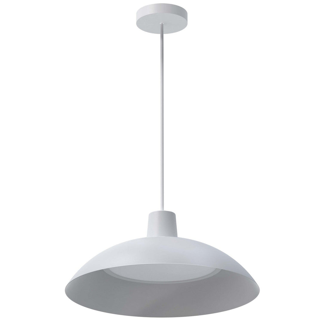 Kathleen LED Pendant in White Dainolite Canada