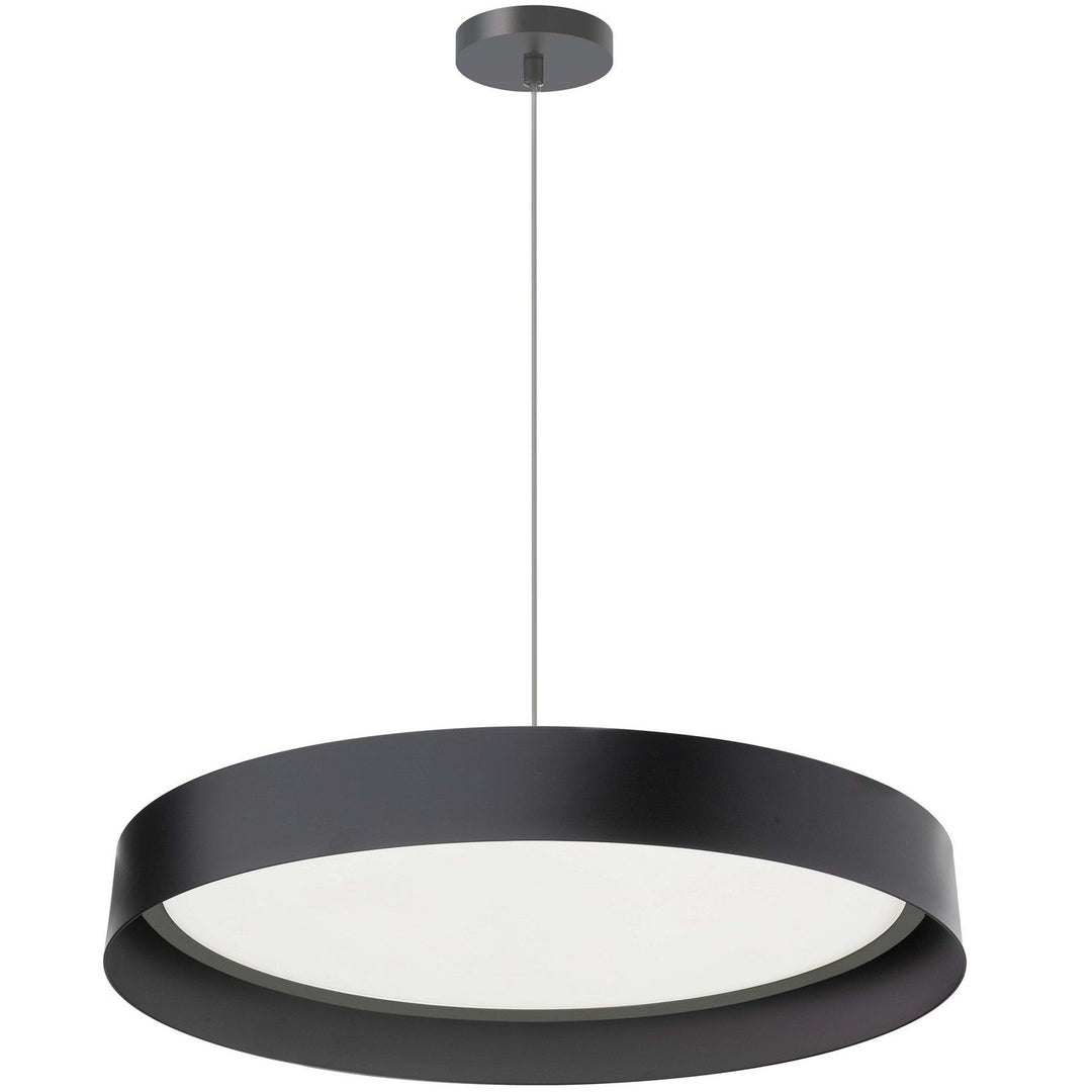 Kathleen LED Pendant in Matte Black Dainolite Canada