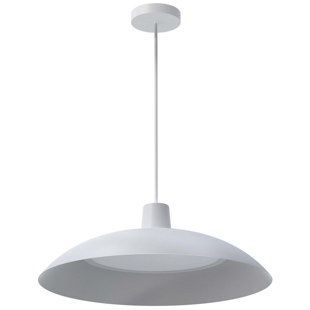 Kathleen LED Pendant in Matte White Dainolite Canada