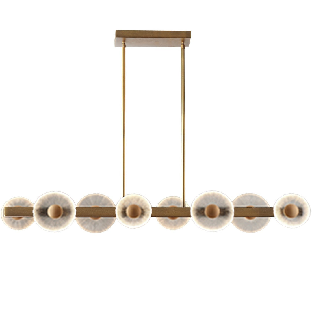 Oriana LED Pendant in Clear Textured Dainolite Canada