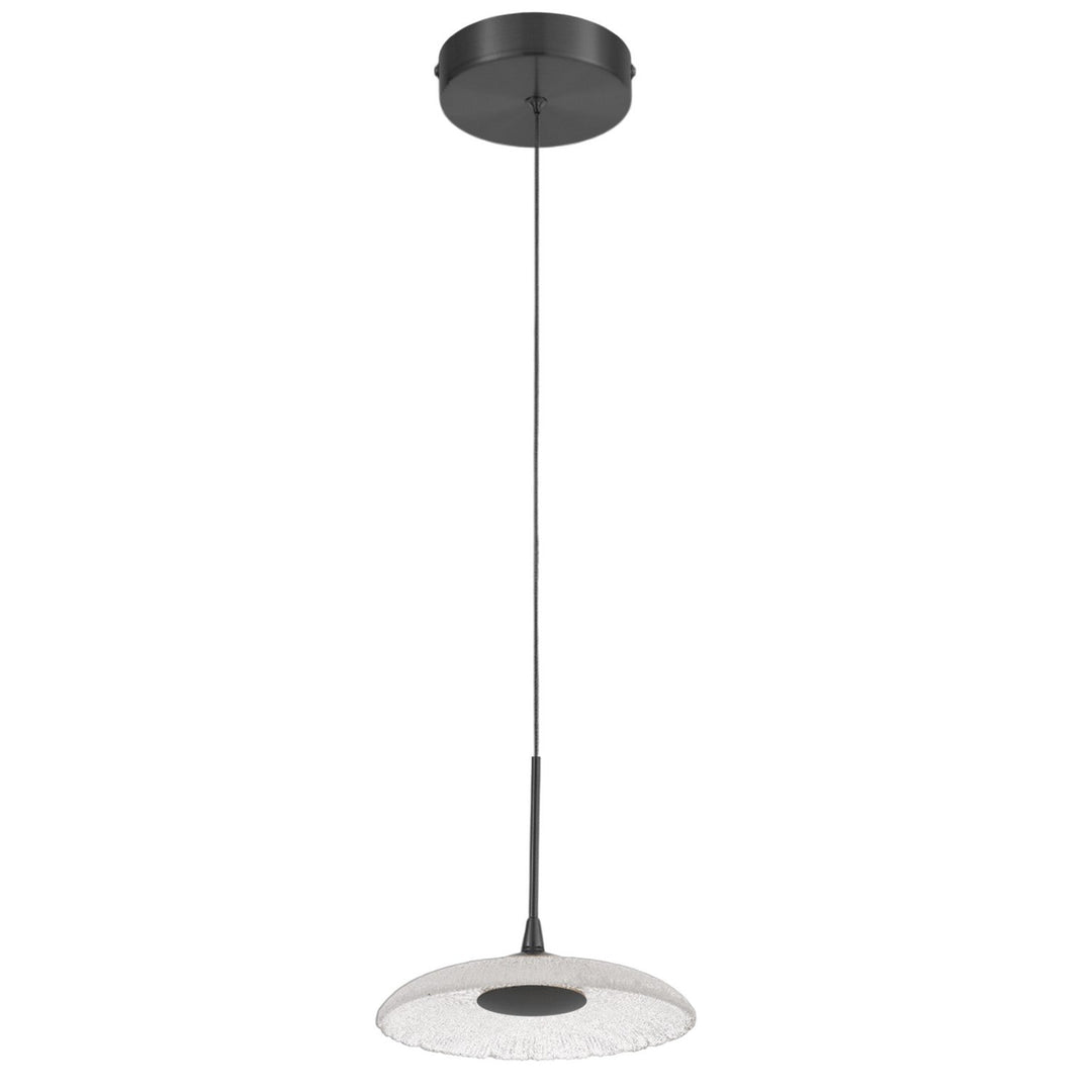 Oriana LED Pendant in Clear Textured Dainolite Canada