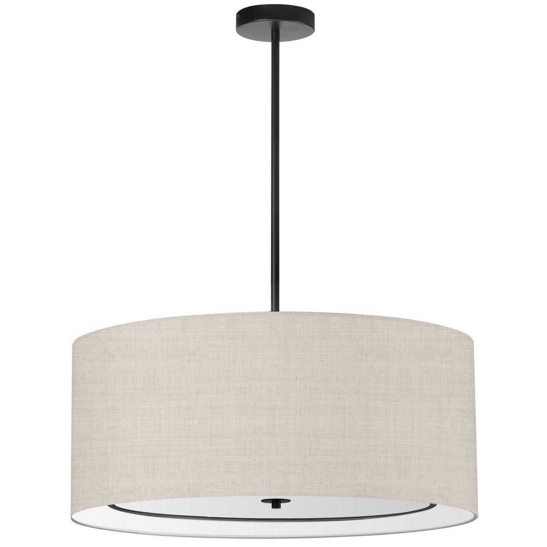 Porscha Four Light Pendant in Beige Dainolite Canada
