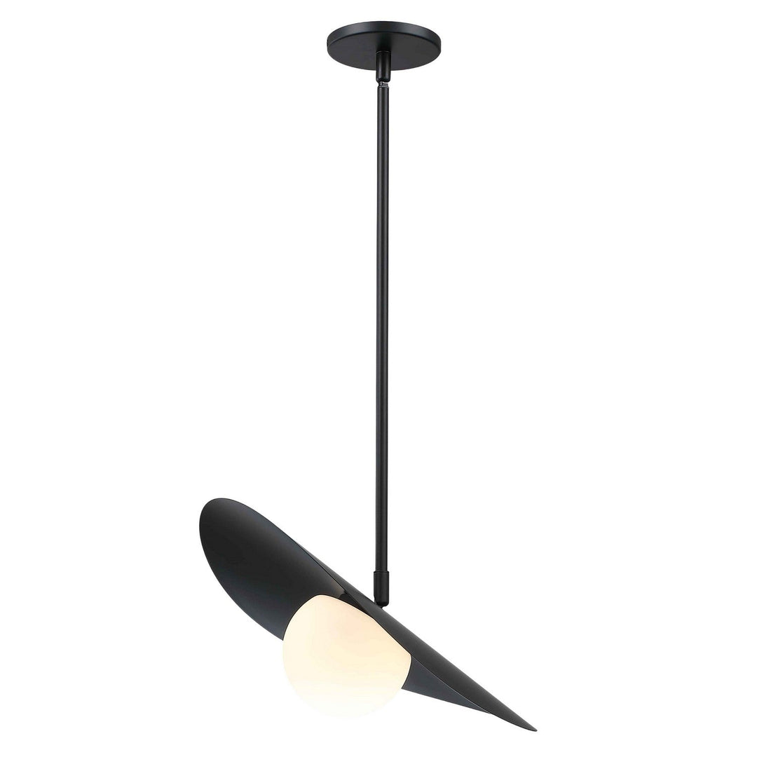 Paven LED Pendant in Matte Black Dainolite Canada