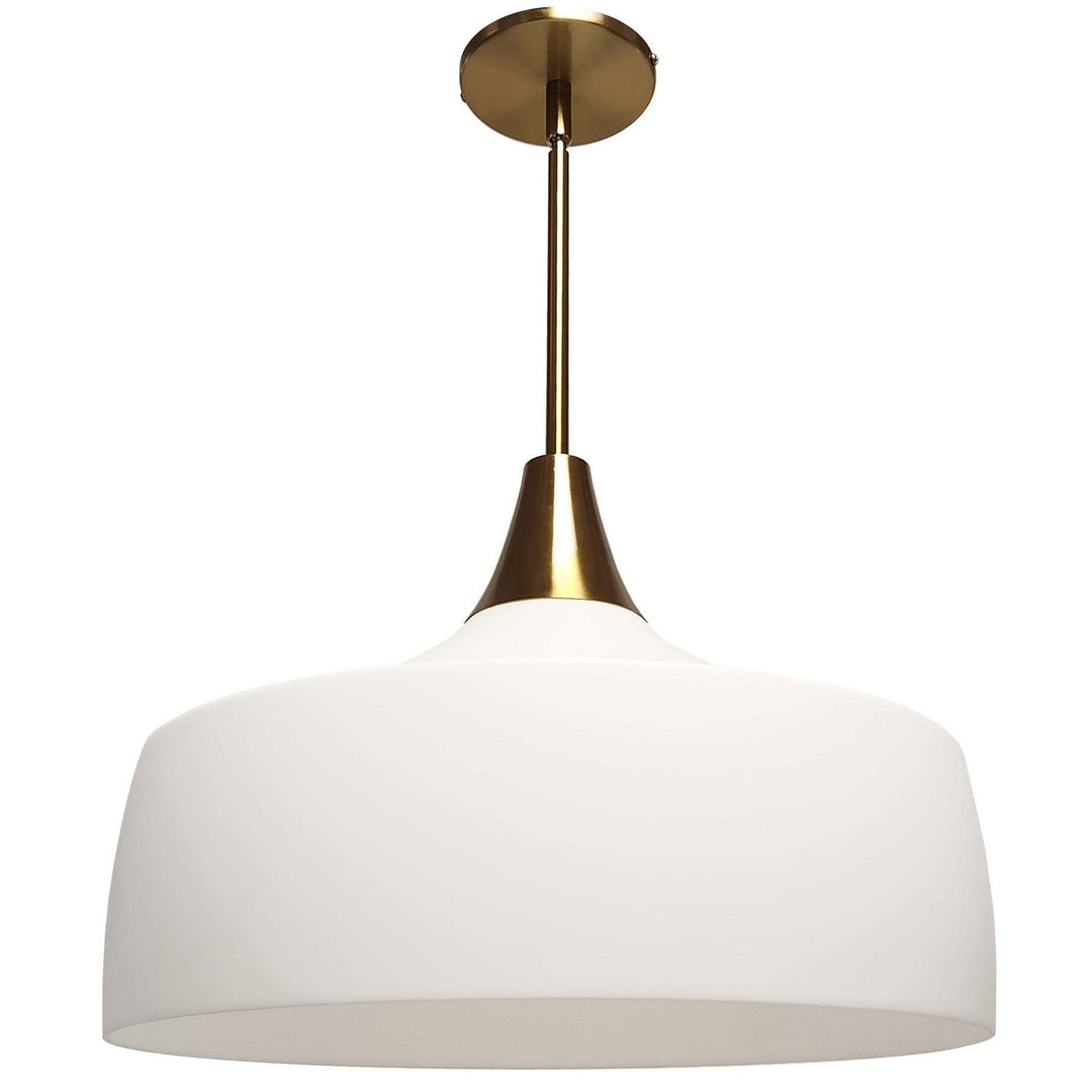 Rachana One Light Pendant in White Dainolite Canada