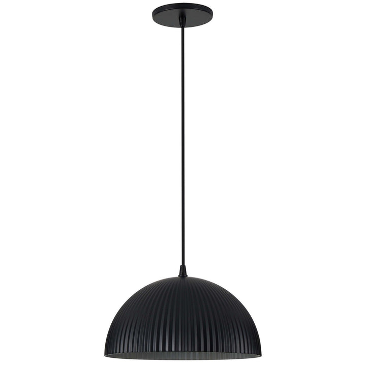 Remy One Light Pendant in Matte Black Dainolite Canada