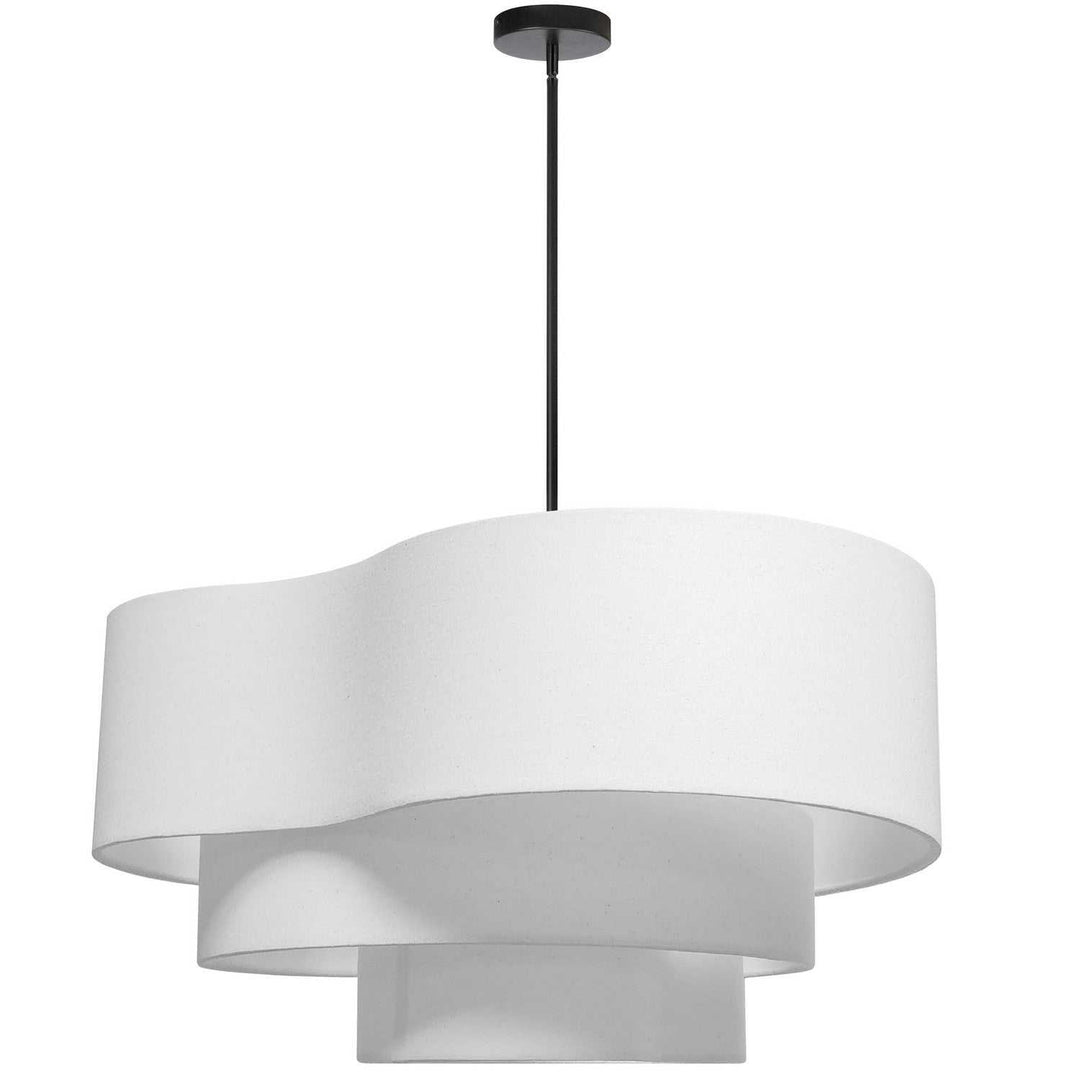 Rory Four Light Pendant in White Dainolite Canada