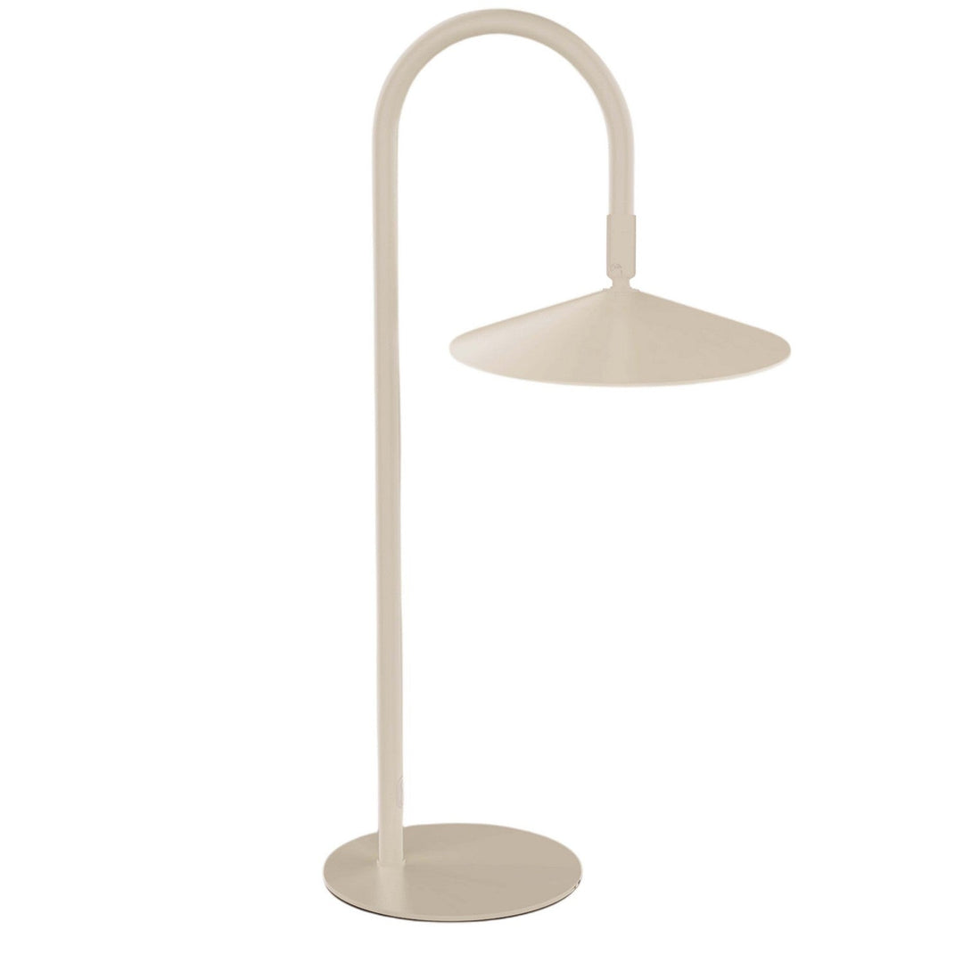 Raquel LED Table Lamp in Matte Beige Dainolite Canada