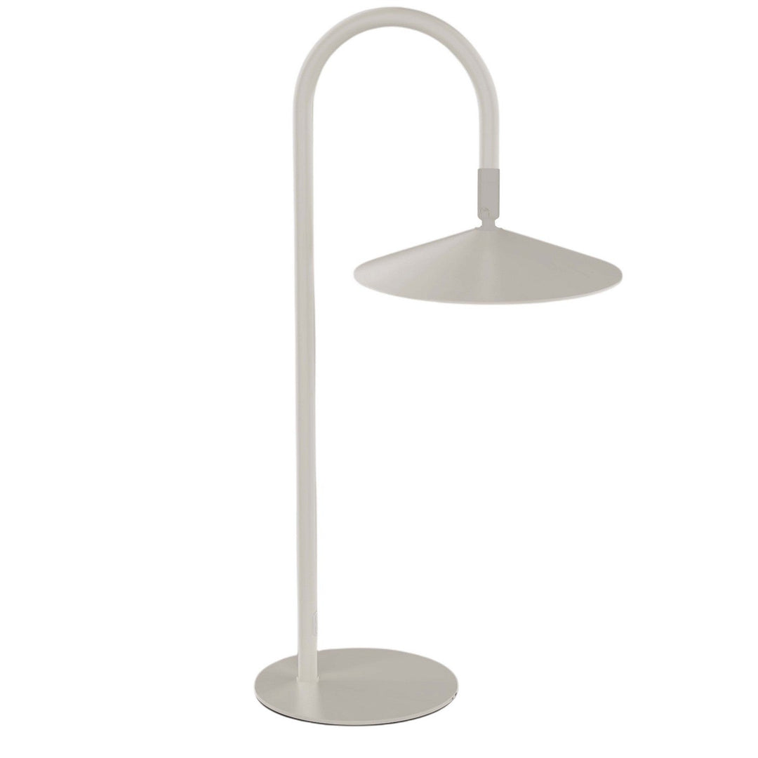 Raquel LED Table Lamp in Matte Linen Dainolite Canada