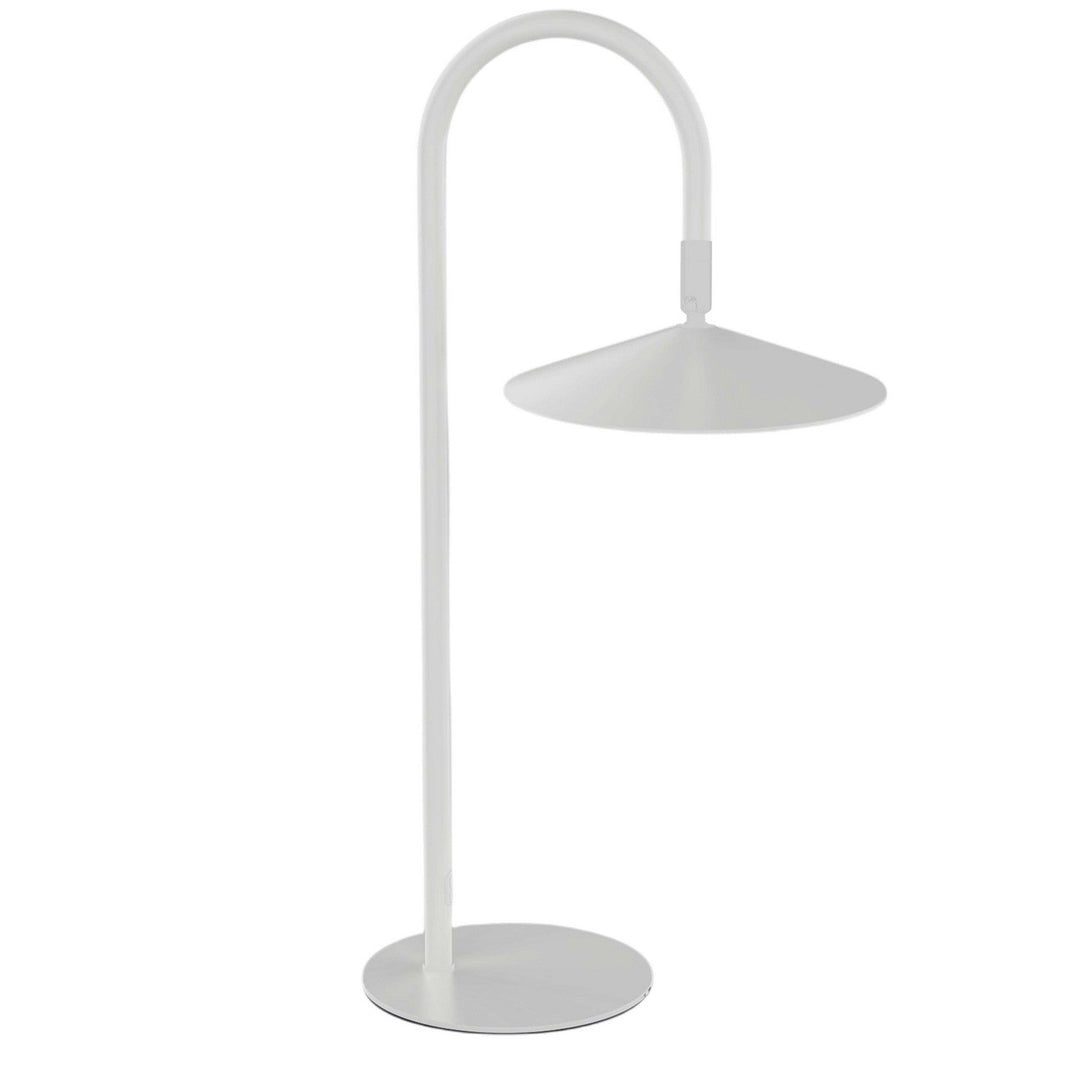 Raquel LED Table Lamp in Matte White Dainolite Canada