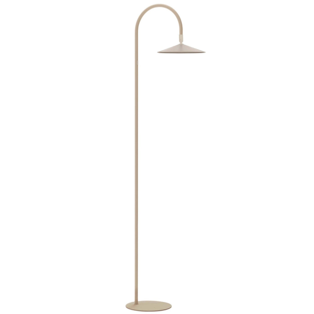 Raquel LED Floor Lamp in Matte Beige Dainolite Canada