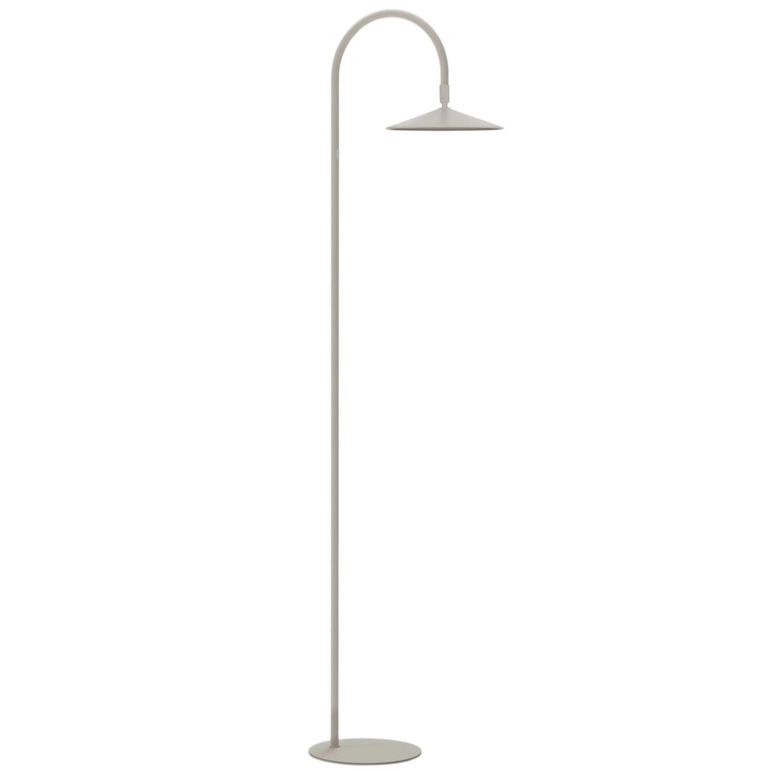 Raquel LED Floor Lamp in Matte Linen Dainolite Canada