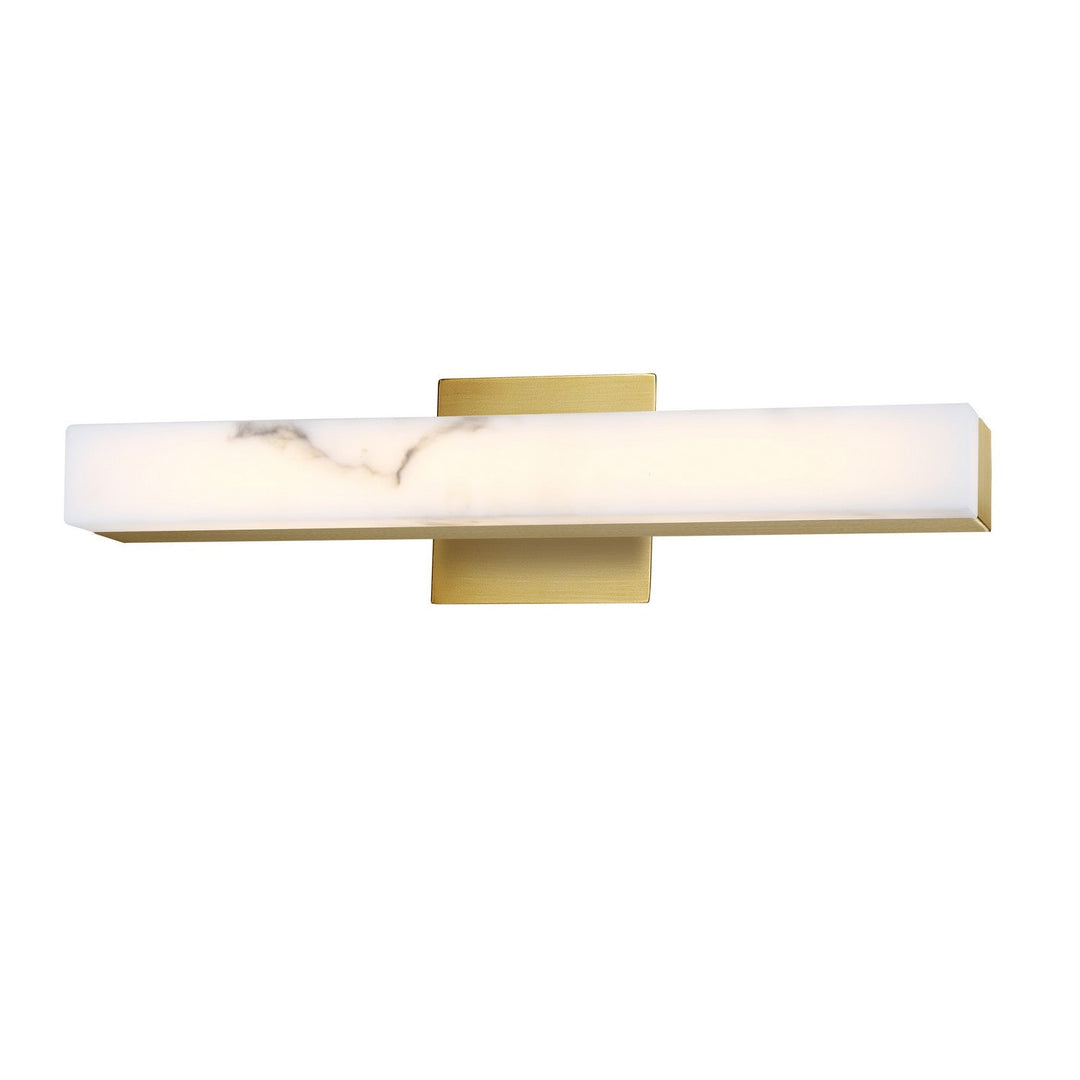 Wendaline LED Wall Sconce in White Alabaster Dainolite Canada