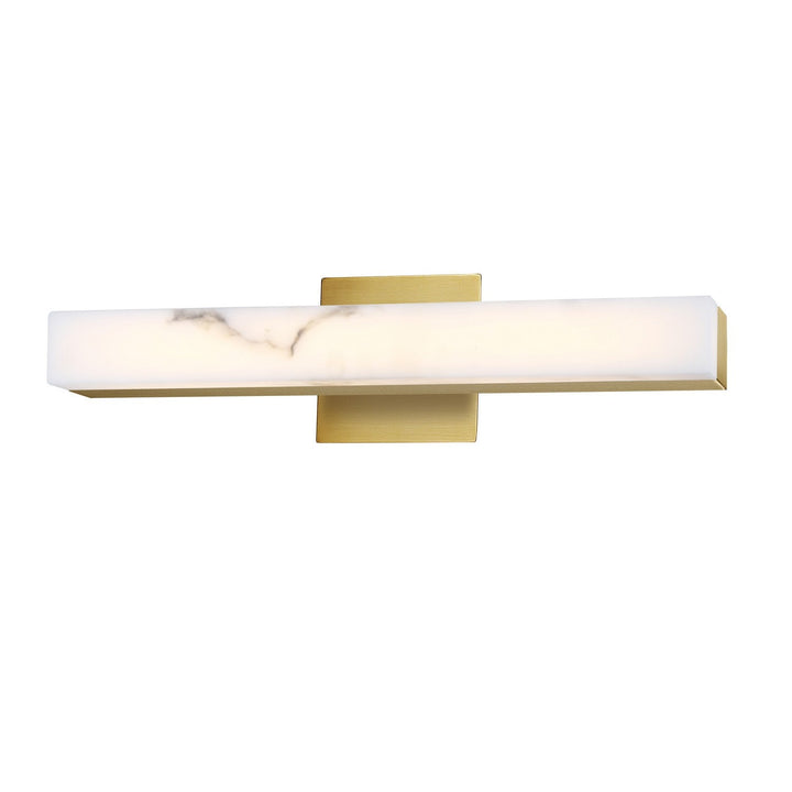 Wendaline LED Wall Sconce in White Alabaster Dainolite Canada