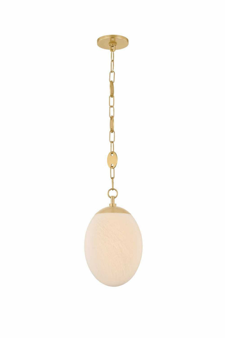 Nell One Light Pendant in Aged Brass Mitzi Canada