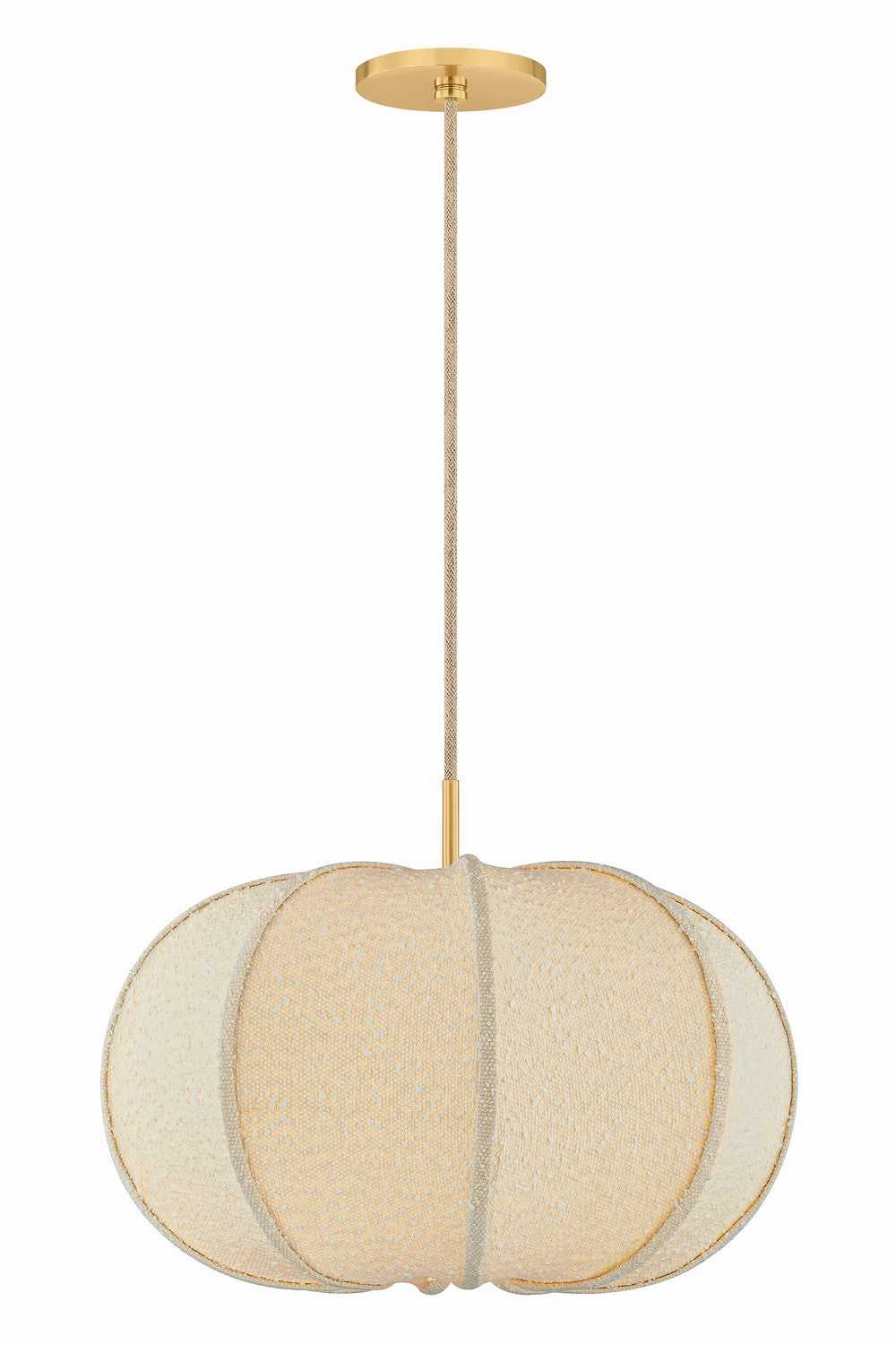 Alexandra One Light Pendant in Aged Brass Mitzi Canada