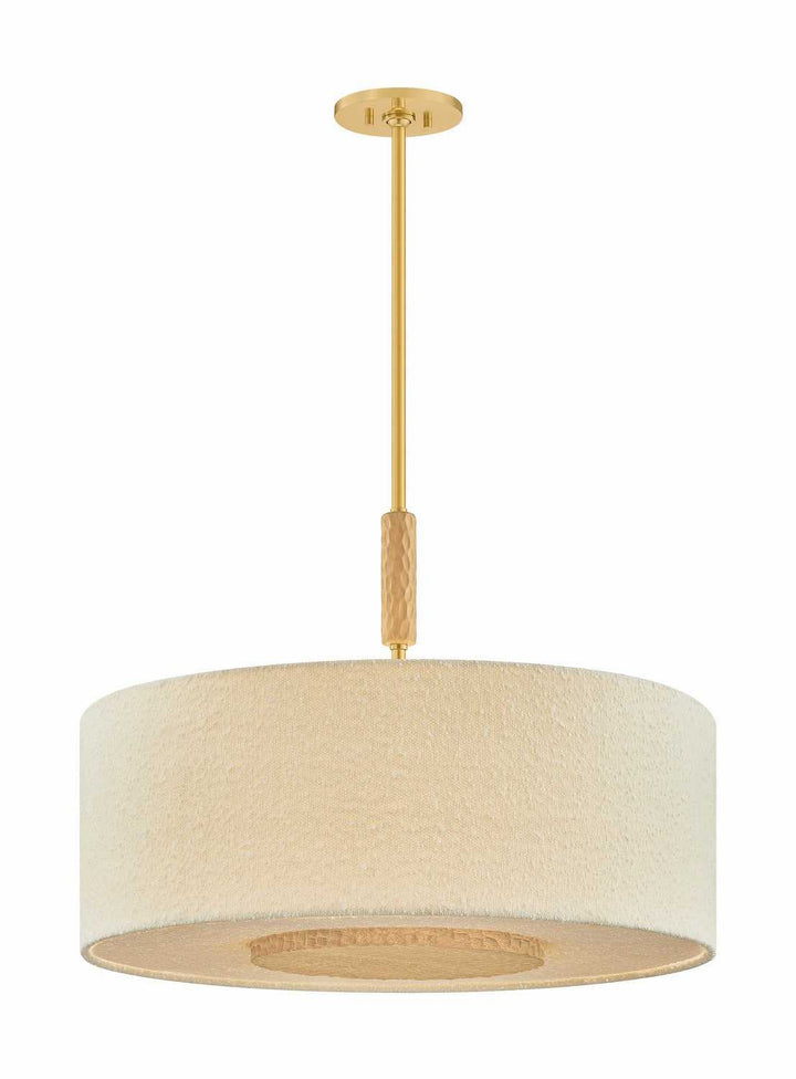 Miller Four Light Pendant in Aged Brass Mitzi Canada