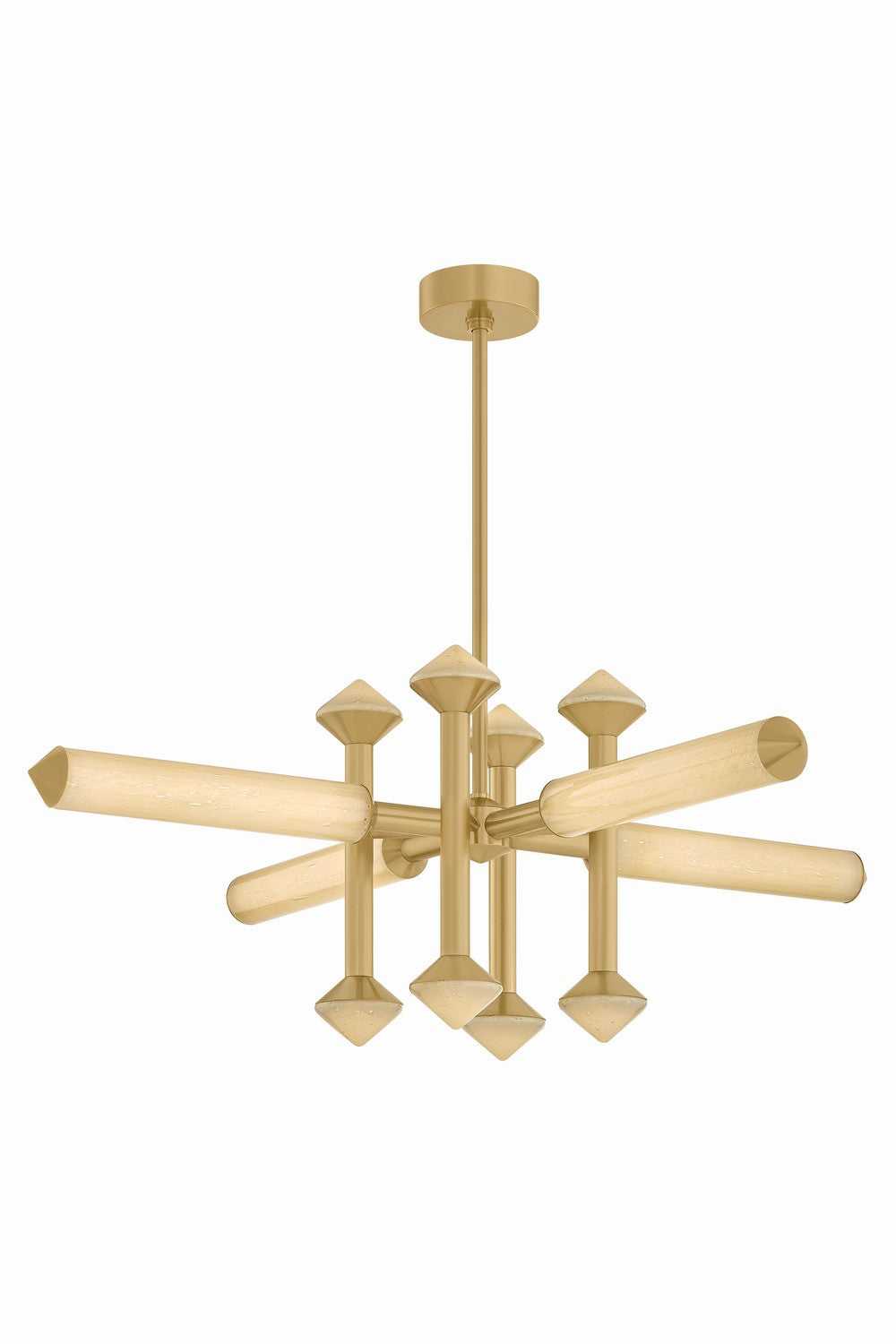 Hydra LED Chandelier in Vintage Brass Corbett Lighting Canada