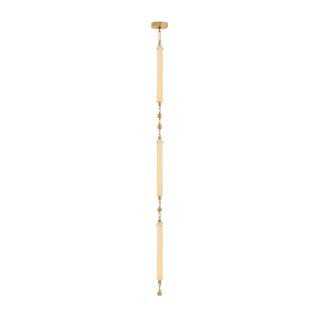 Parigi LED Pendant in Vintage Brass Corbett Lighting Canada