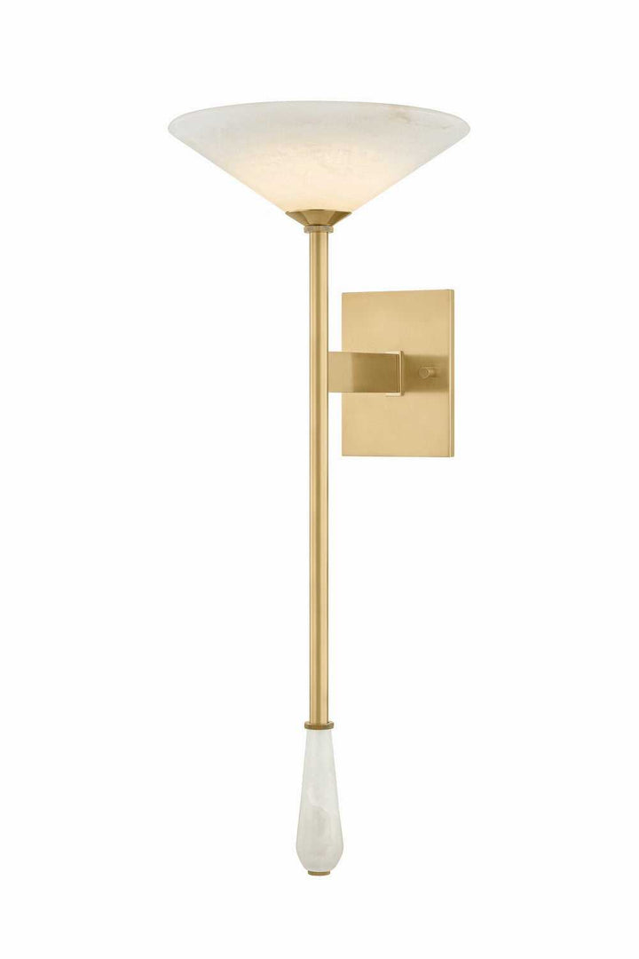 Lausanne LED Wall Sconce in Vintage Brass Corbett Lighting Canada
