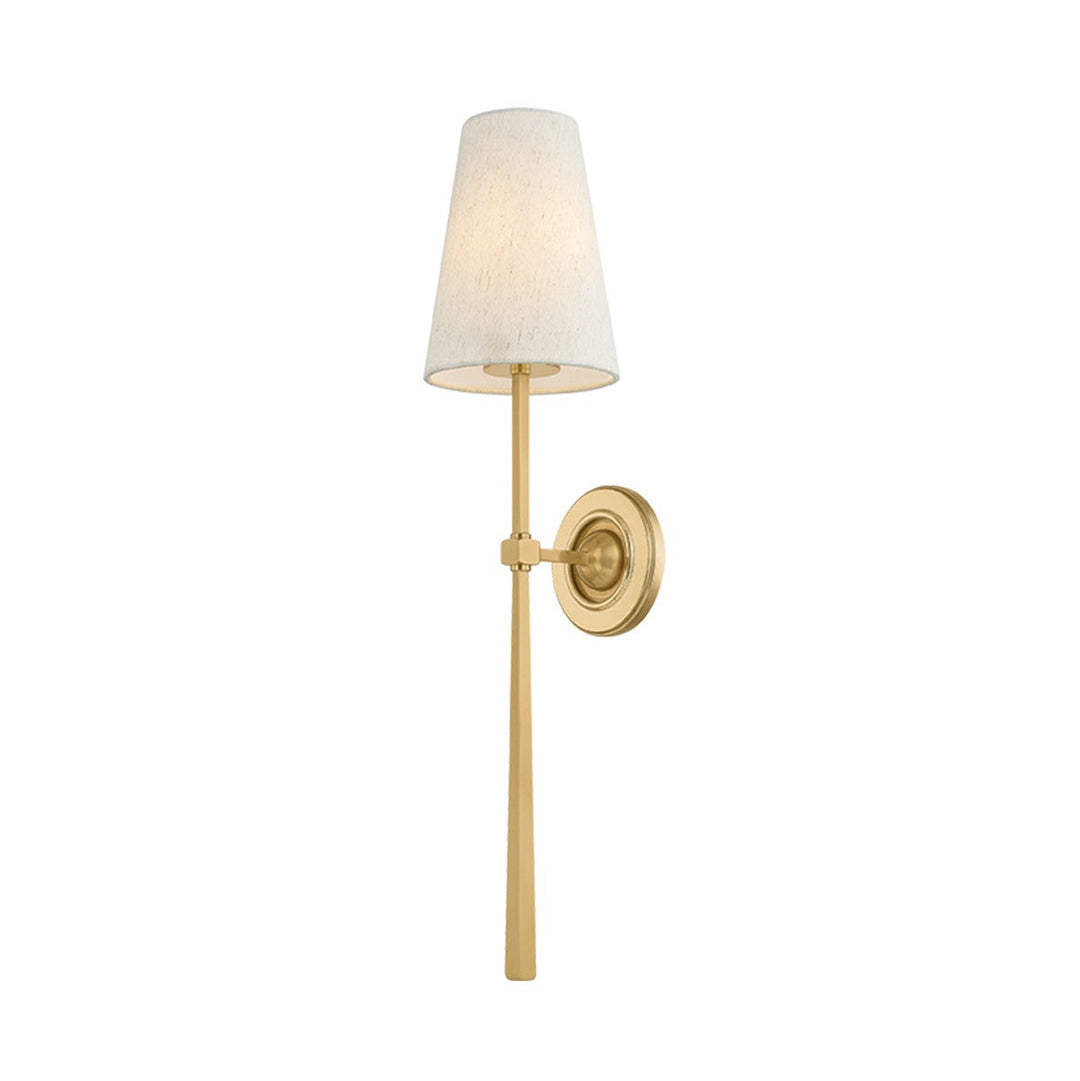 Cadiz One Light Wall Sconce in Vintage Brass Corbett Lighting Canada