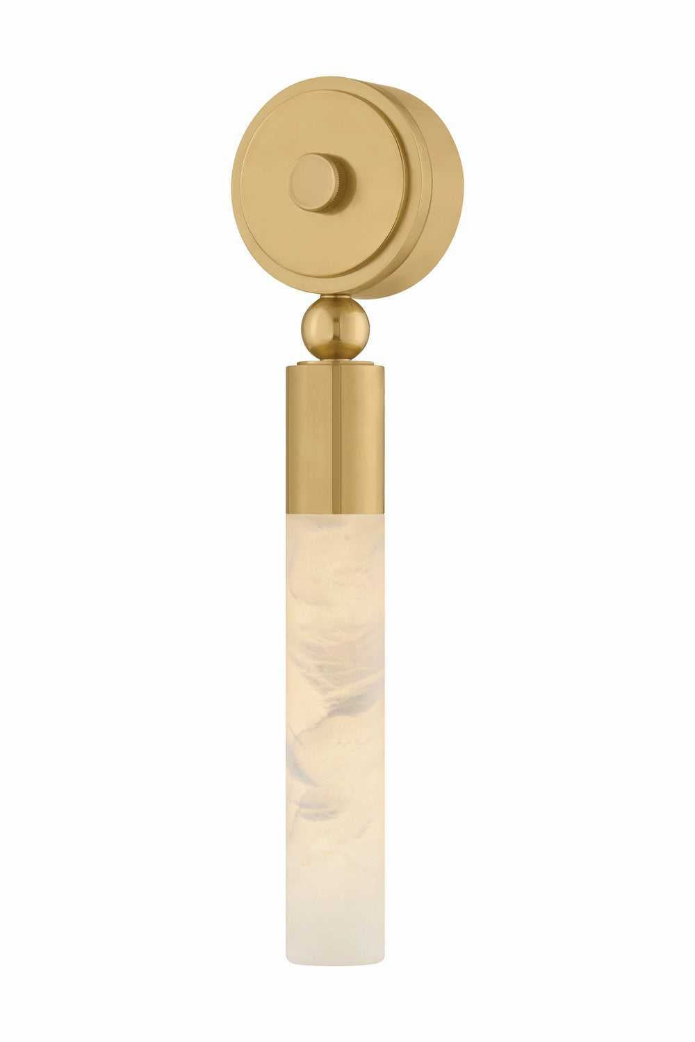 Augustin LED Wall Sconce in Vintage Brass Corbett Lighting Canada