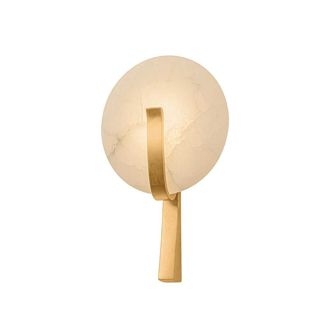 Thira LED Wall Sconce in Vintage Gold Leaf Corbett Lighting Canada