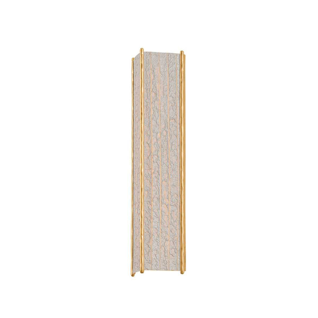Mostar LED Wall Sconce in Vintage Gold Leaf Corbett Lighting Canada