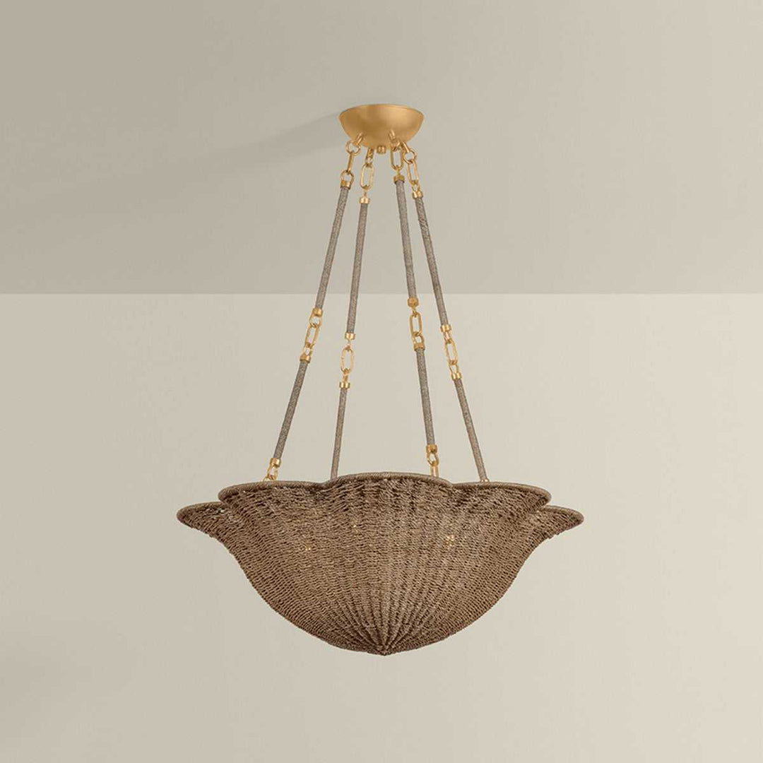 Ardonia Four Light Chandelier in Vintage Gold Leaf Hudson Valley Canada