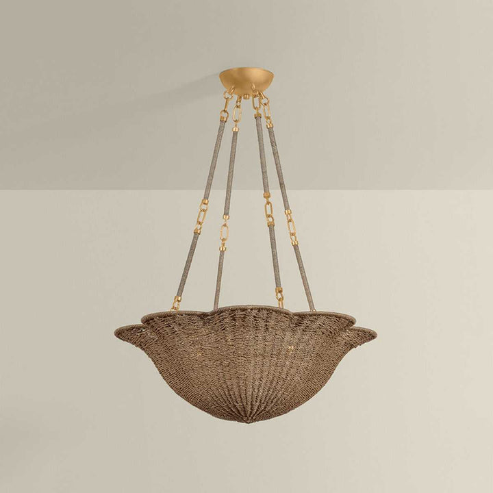 Ardonia Four Light Chandelier in Vintage Gold Leaf Hudson Valley Canada