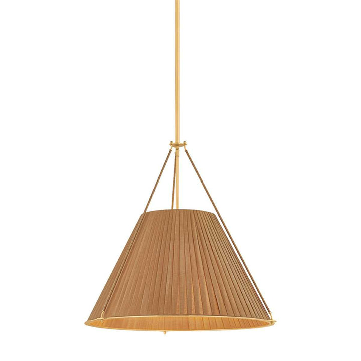 Sunside Four Light Pendant in Aged Brass Hudson Valley Canada