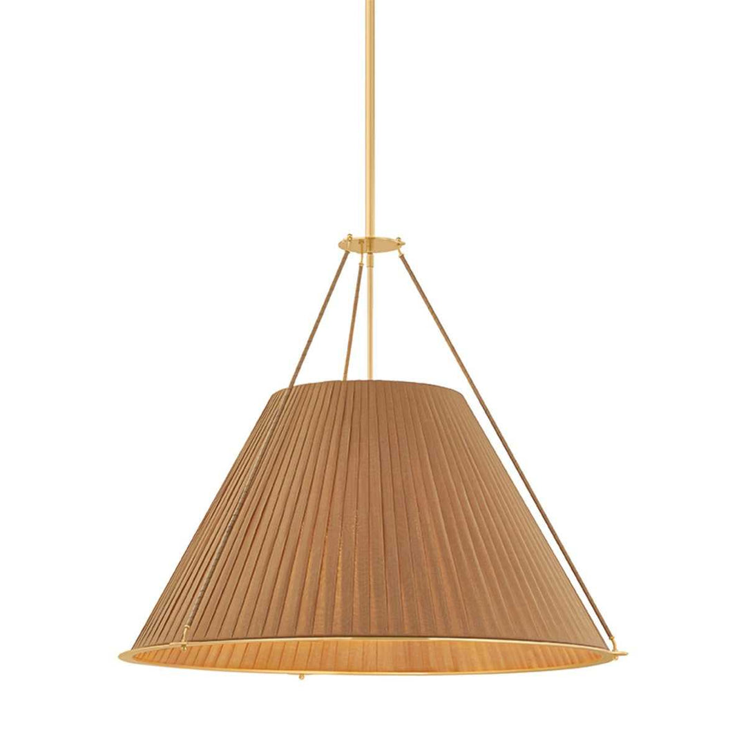 Sunside Five Light Chandelier in Aged Brass Hudson Valley Canada