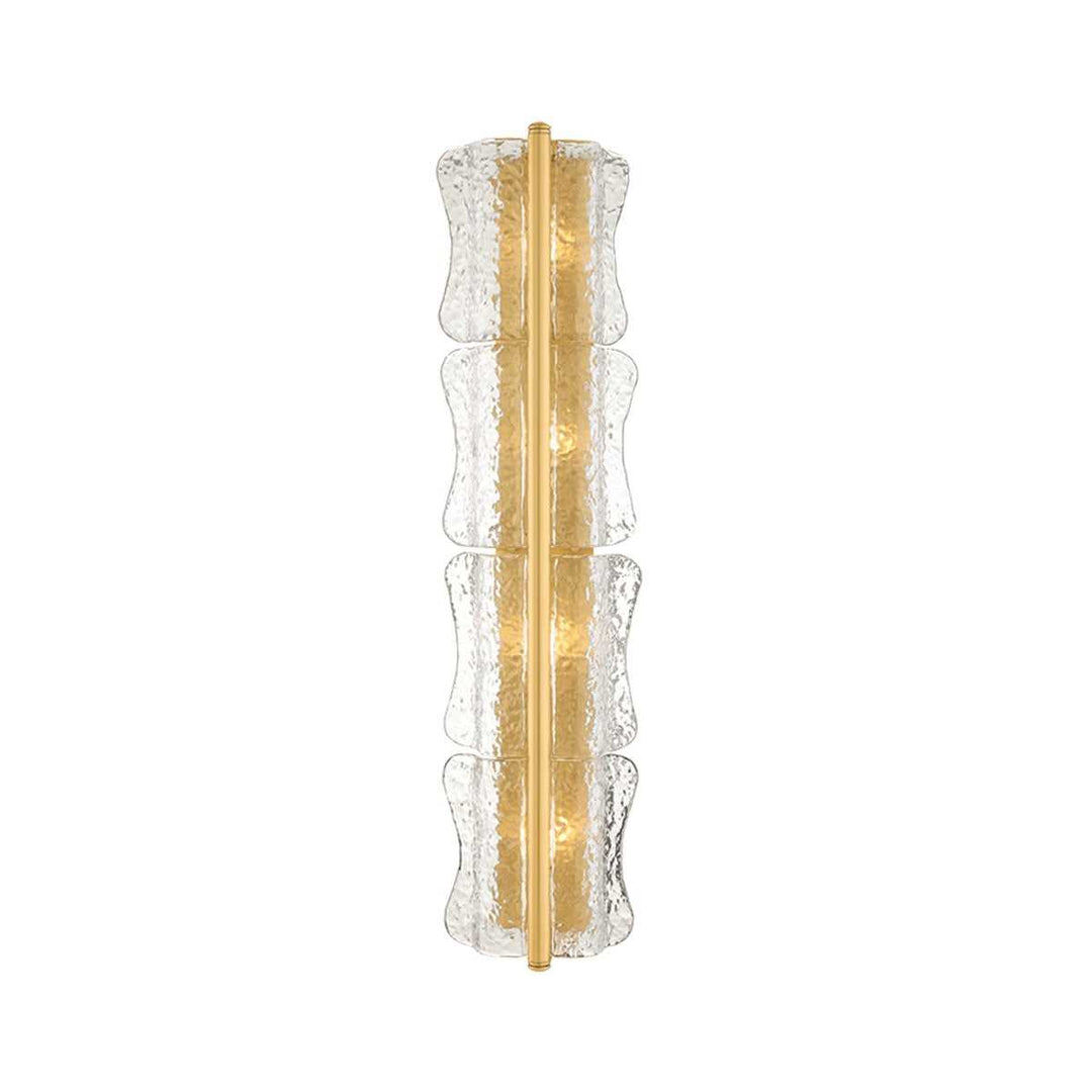 Fosterdale Four Light Wall Sconce in Aged Brass Hudson Valley Canada