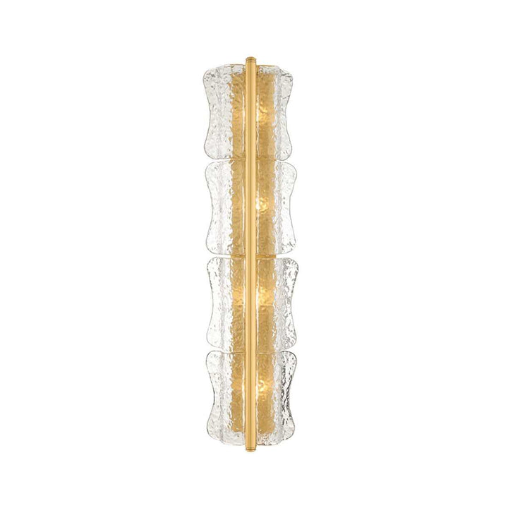 Fosterdale Four Light Wall Sconce in Aged Brass Hudson Valley Canada