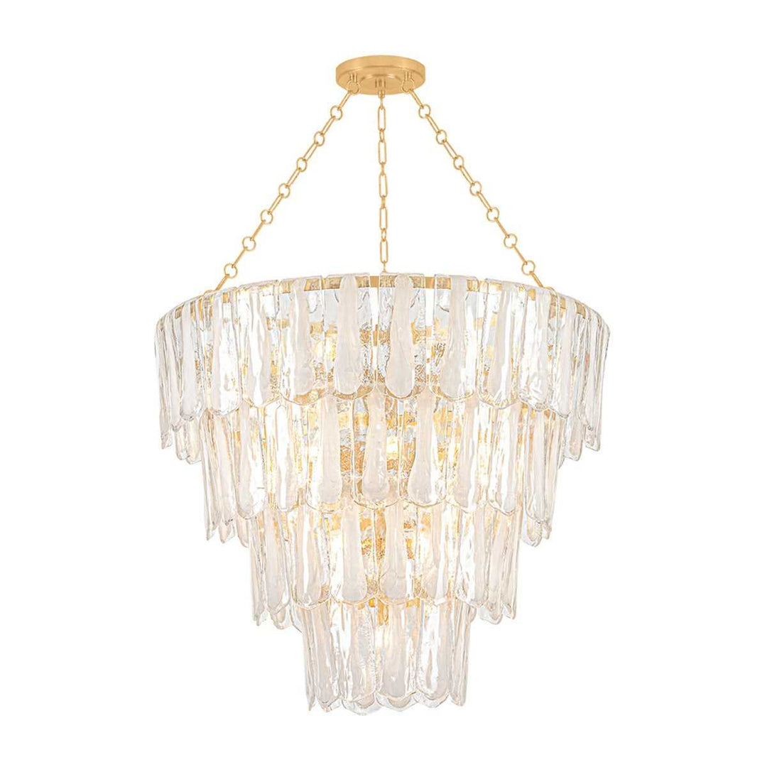 Tappan 21 Light Chandelier in Vintage Gold Leaf Hudson Valley Canada