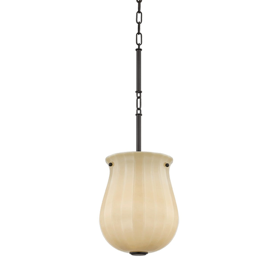 Nevins One Light Pendant in Distressed Bronze Hudson Valley Canada