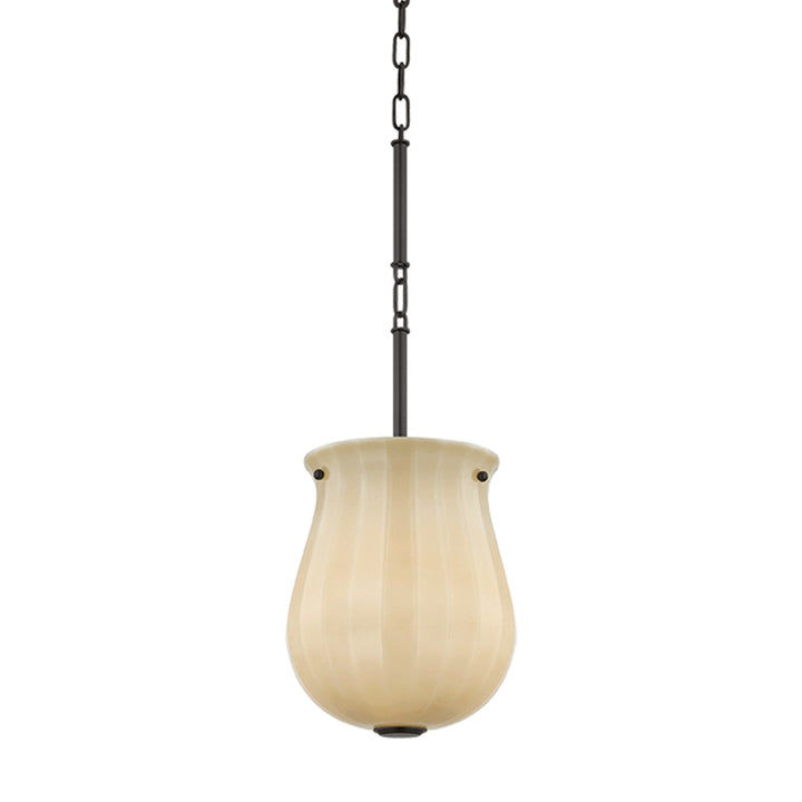 Nevins One Light Pendant in Distressed Bronze Hudson Valley Canada