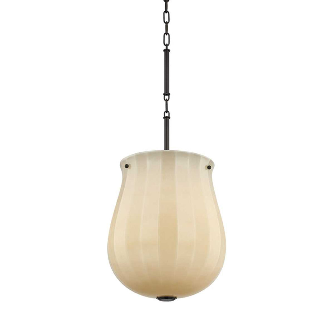 Nevins One Light Pendant in Distressed Bronze Hudson Valley Canada