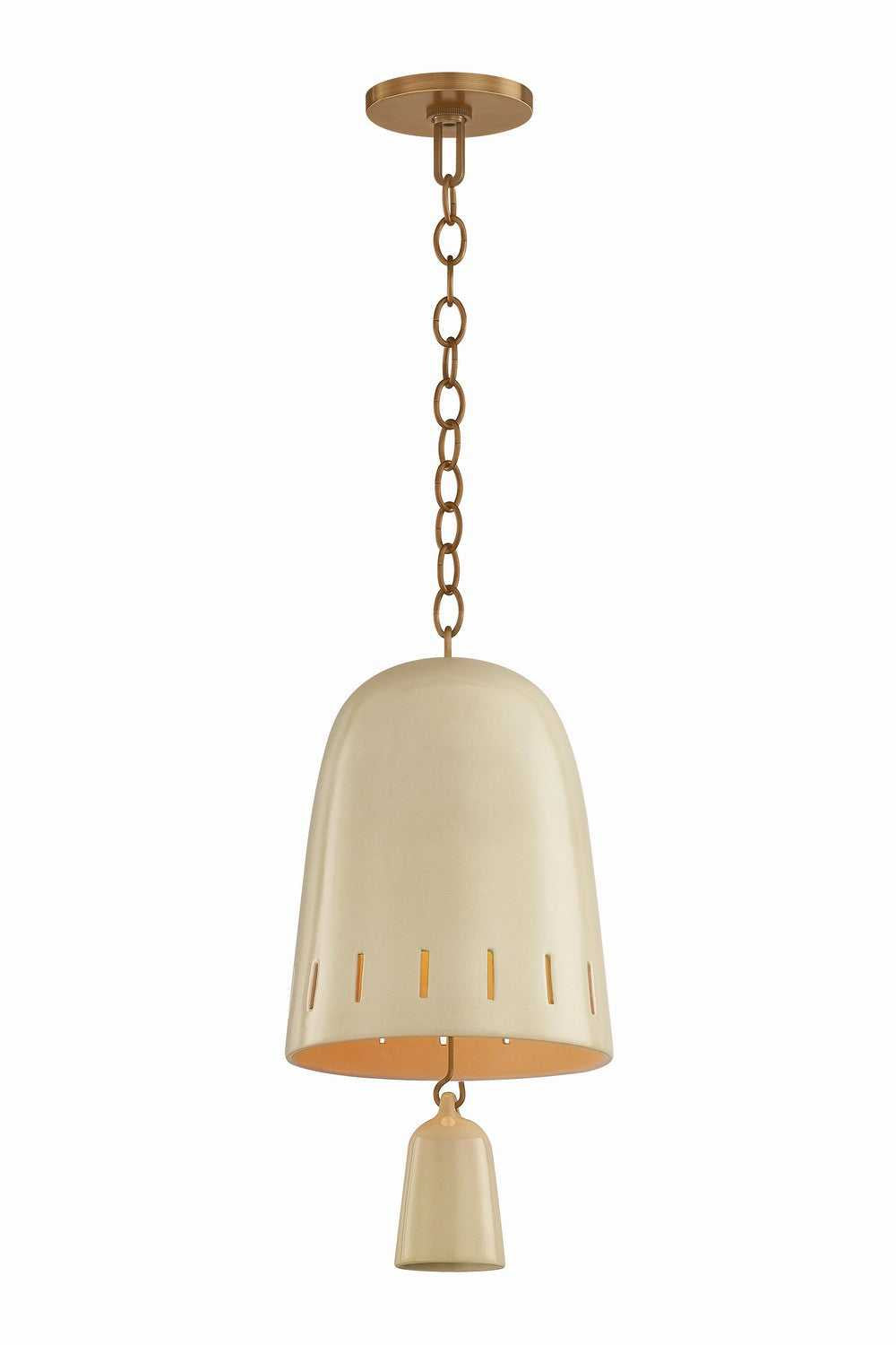 Omi One Light Pendant in Patina Brass Hudson Valley Canada