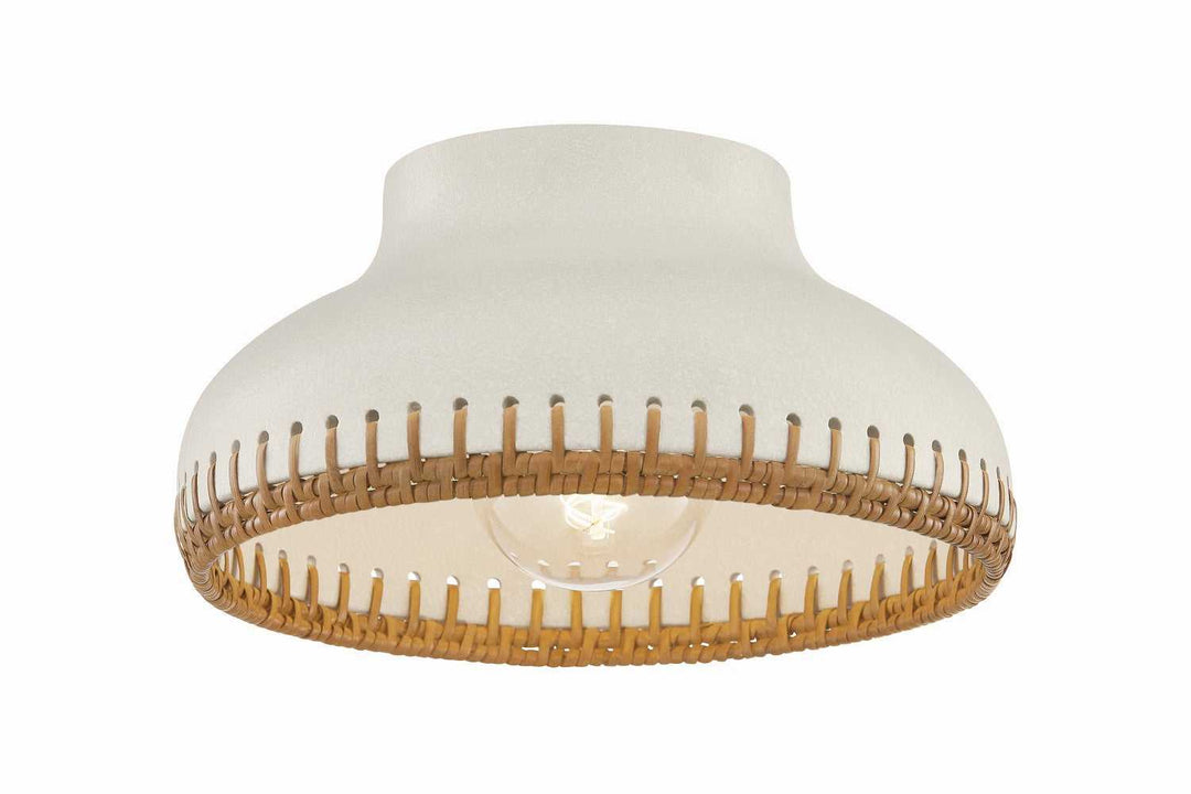Southfields One Light Flush Mount in Aged Brass Hudson Valley Canada