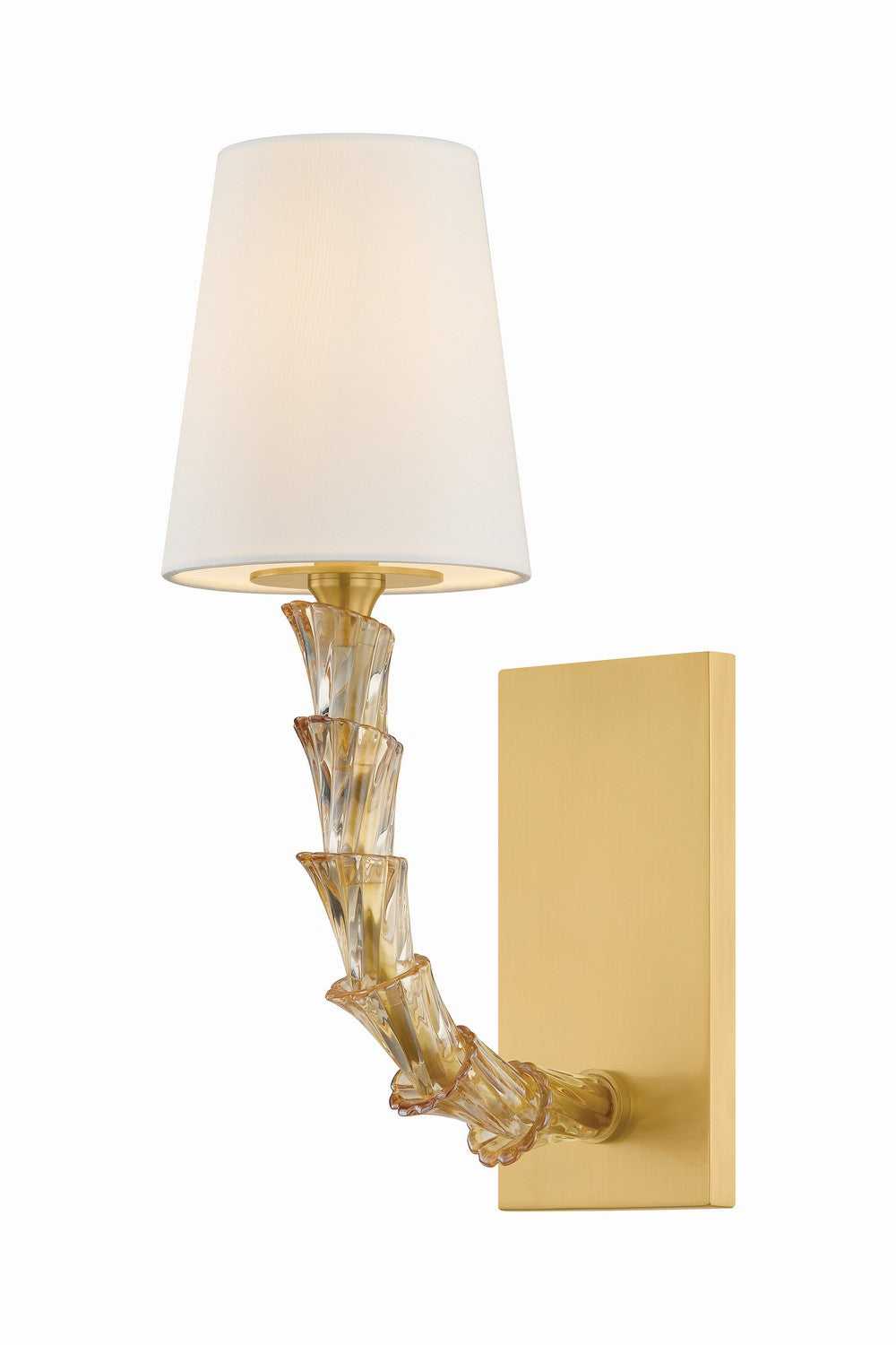 Calumet One Light Wall Sconce in Aged Brass Hudson Valley Canada